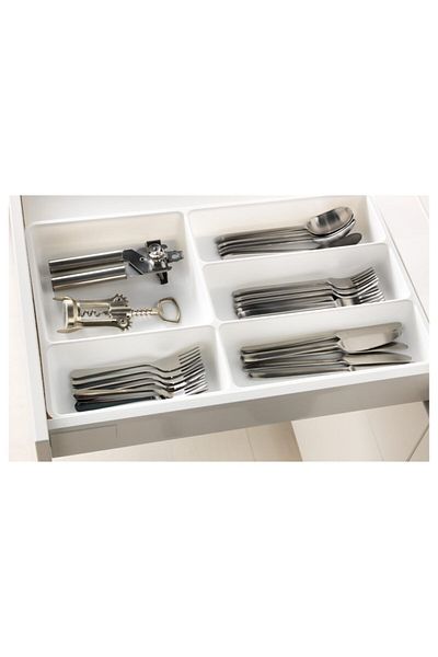 IKEA Stodja Cutlery Holder White 31x50 Cm