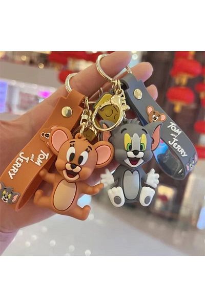 Hazeran accessories Tom And Jerry Cheese Keychain