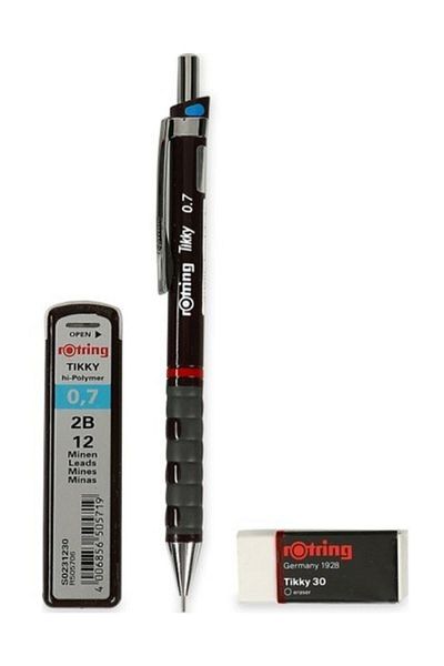 Rotring Tikky Versatil School Set 0.7 Claret Red