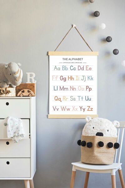 Duende Sticker DUENDE STİCKER - Büyük&Küçük Harf Alfabe Eğitici Öğretici Askı...