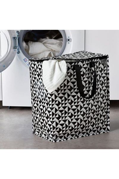 IKEA Черно-бяла чанта Knalla