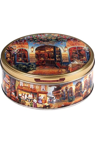 IKEA European Pattern Butter Cookies Metal Box - 150g