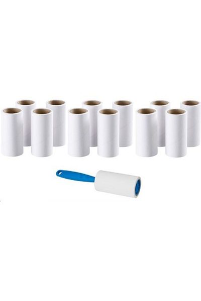 IKEA Cat Dog Hair Collector Roller Bastis with 12 Spare Cartridges