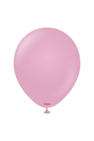 eğlencemarketi 12'' Retro Balloon Powder Pink 100's