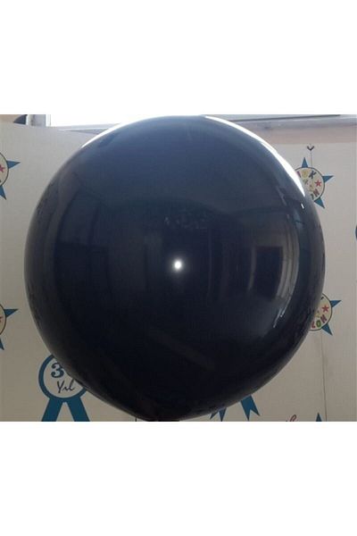 eğlencemarketi 27 Inch 68 Cm Pastel Jumbo Balloon Black 1 Piece