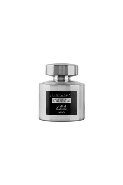 lattafa Perfumes Confidential Platinum Eau De Parfum, Men, 100ml, Eau De Parfum, 100 ml
