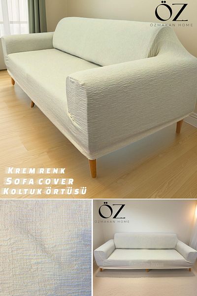 ÖZMAKAN Potrivit pentru 3 persoane - Husa pentru fotoliu si husa pentru fotoliu 1 bucata