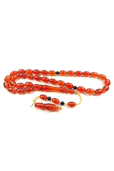 İskeçe Tesbih Yemen Zar Chihlimbar Certificat Măiestrie Semnat - 4934