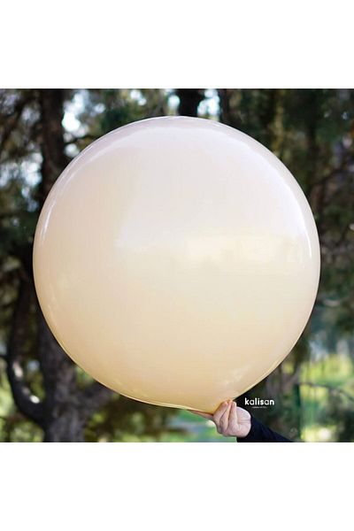 eğlencemarketi 36 Inch Jumbo Balloon 90 Cm Diameter 1 Piece Coffee with Milk
