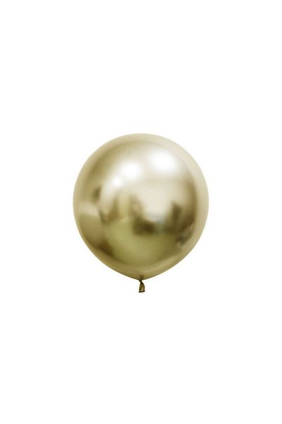 eğlencemarketi 24 Inch Chrome Gold Jumbo Balloon