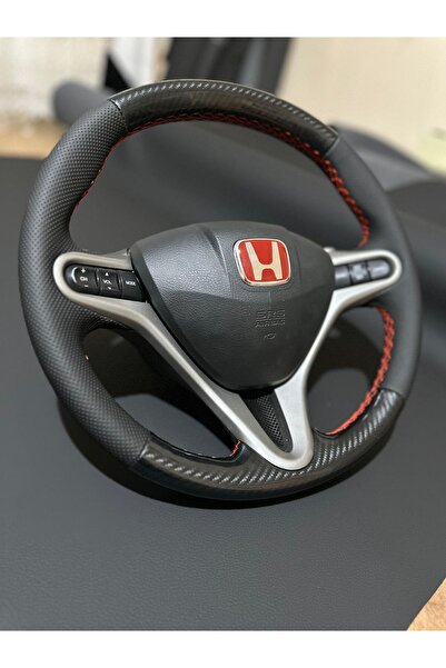 dk direksiyon Kaplamacı HONDA FD6 ARACA ÖZEL DİREKSİYON KILIFI (NOKTALI-MİCRO...