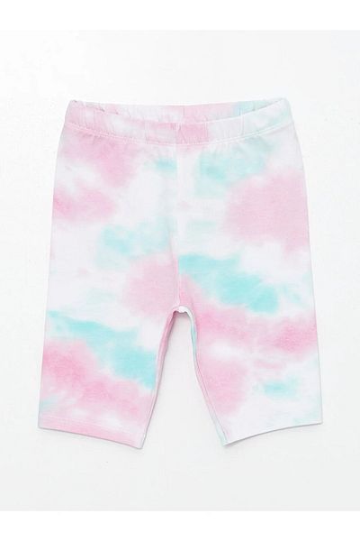 LC Waikiki LCW Baby - Patterned Baby Girl Shorts 2-Piece, Elastic Waist