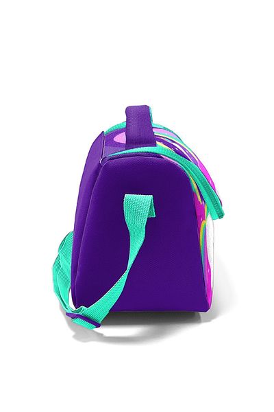 Coral High Kids Purple Aqua Green Unicorn Patterned Thermo Lunchbox 11833