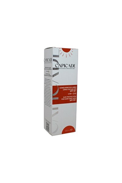 Capicade Spf 50 Güneş Koruyucu Krem Lekeli Ciltler 100ml
