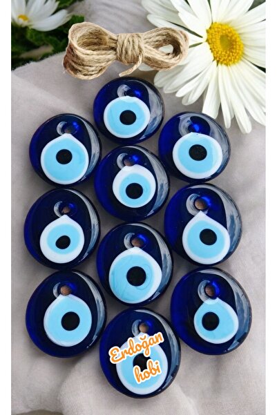 erdoğan hobi Χάντρες του Κακού Ματιού 10 Τεμάχια 4 εκ. Γυάλινες Χάντρες του Κ...