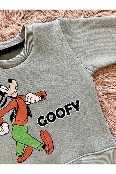 enes baby Goffy Winter 3 Thread Raised Tracksuit Set