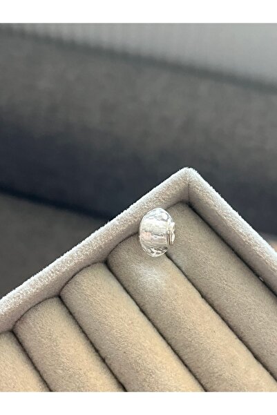 asaf Petek kesimli murano charm | gümüş kaplama