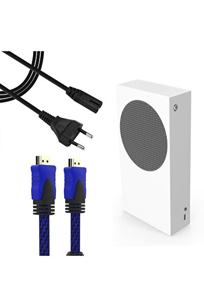 POPKONSOL Xbox Series S Güç Kablosu Hdmi Örgülü Kablo Set Xbox Aksesuar