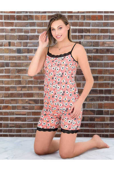 Mis طقم شورت - نمط الأزهار