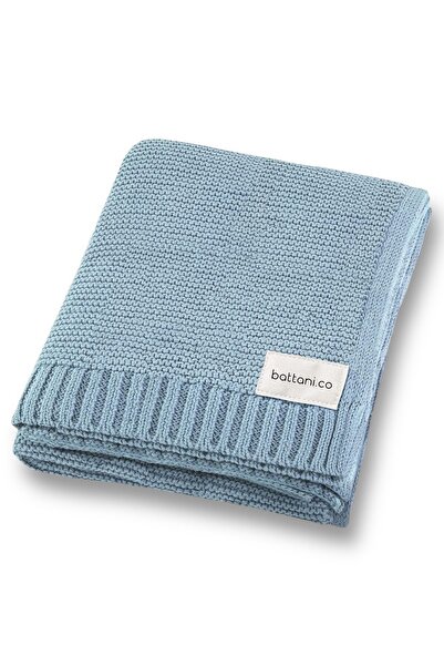 Battani.Co بطانية أطفال محبوكة تريكو للفتيات والفتيان مقاس 90 سم × 110 سم أسا...