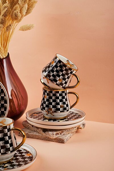 Perotti Chessy 6-Piece Porcelain Coffee Cup-42