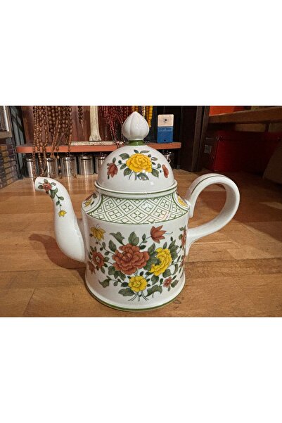 tayfuntufan antika koleksiyon villeroy boch summerday germany porselen çay potu