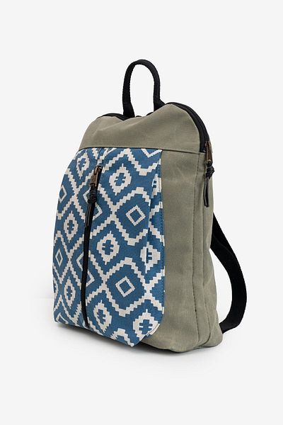 MANDOSİ Vintage Retro Canvas Backpack, Travel, School Bag (with Indoor and Outdoor Pocket)