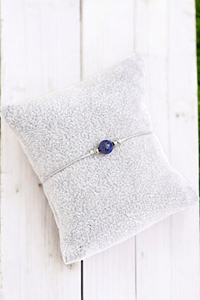 NBS Beautiful Naturel Stones سوار من حجر اللازورد الطبيعي (إغلاق سلم عالي الج...