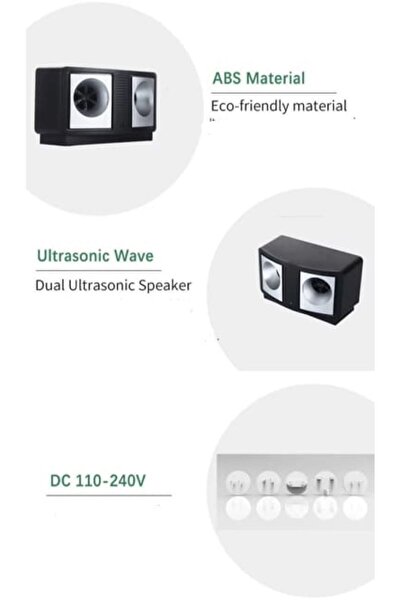 İSTİKLAL TİCARET SÜPER KOVUCU 230m2 Etkili Ultrasonic Fare Kovucu, Haşere Kovucu, Böcek Kovucu