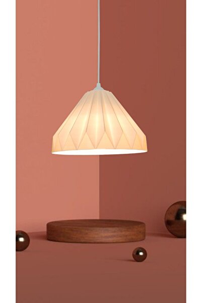 Bambulamp Jewel Beyaz Avize Yatak Odası, Mutfak, Oturma Odası Tasarım Tekli S...