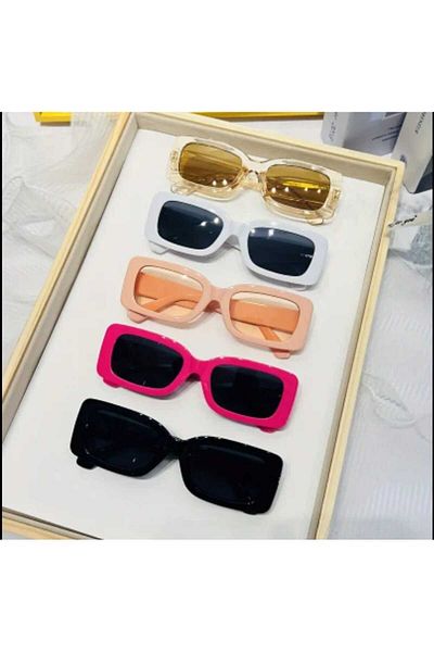 Takiko Taki̇ko Men's Women's Y2K Classic Small Rectangular Frame Glasses