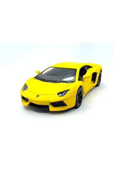 Kinsmart Lamborghini (MAT RENKLİ) Çek Bırak 5inch. Lisanslı Model Araba, Oyun...