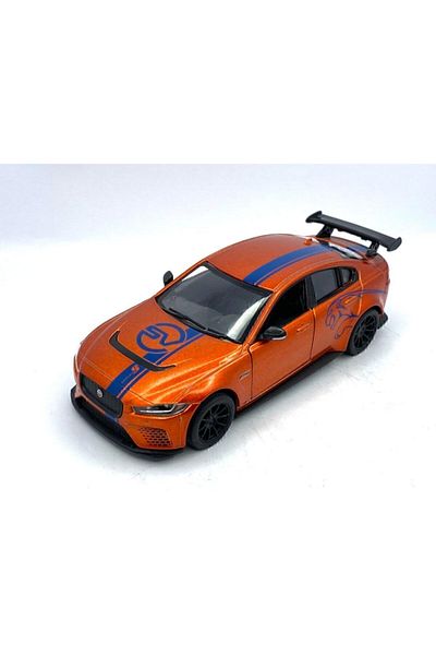 Kinsmart لعبة سيارة جاكوار Xe Sv Project 8 (برتقالي منقوش).