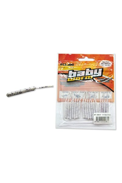 Fujin Baby Worm Kokulu 5.2 Cm Lrf Sahte Silikon Yem (3 Adet Kanca Hediye)
