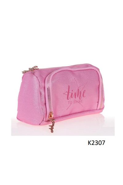 KAUKKO Τσάντα μολυβιού Pink Sparkle Plump - K2307