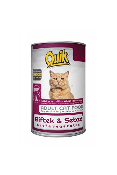 Cat Biftek & Sebze Yaş Mama 415 G