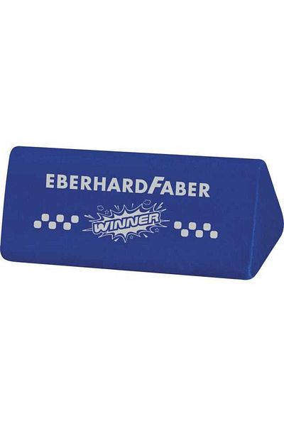 Eberhard Faber Winner Blue Triangle Eraser - Comfortable Cut