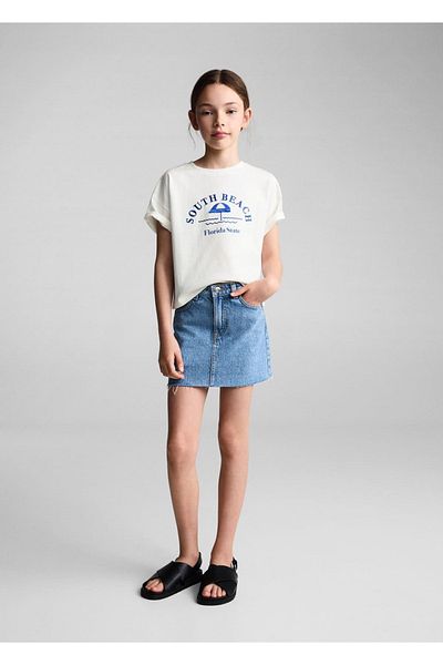 MANGO Kids Κεντητό T-Shirt