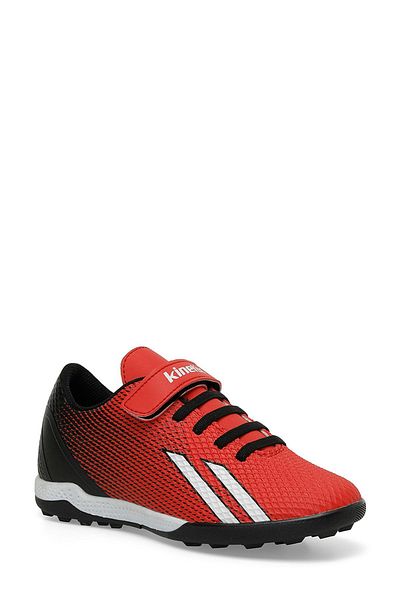 Kinetix ENTA TF 4FX Red Boys' Astroturf Shoes