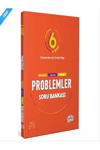 Editör Yayınevi 6. Sınıf Problemler Soru Bankası