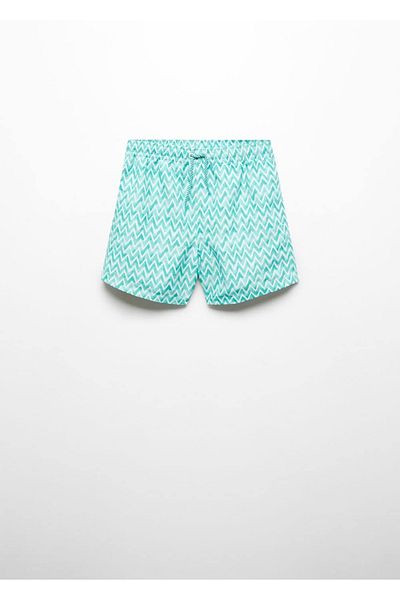 MANGO Kids Costum de baie turcoaz pentru copii