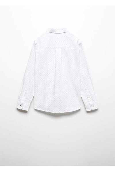 MANGO Kids Πουκάμισο Oxford με σχέδιο