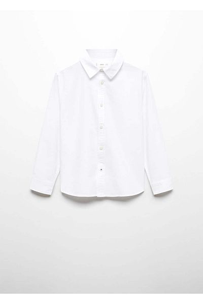 MANGO Kids Bavlněná košile Oxford
