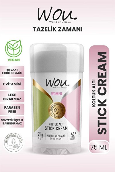 Mir-ay Wou Koltuk Altı Stıck Cream 75 Gr Kadın