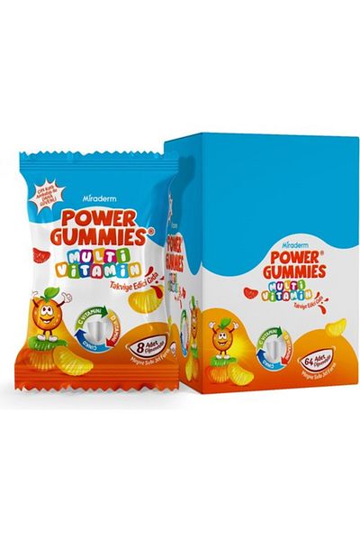 Miraderm Power Gummies Multi Vitamin 64 Gel