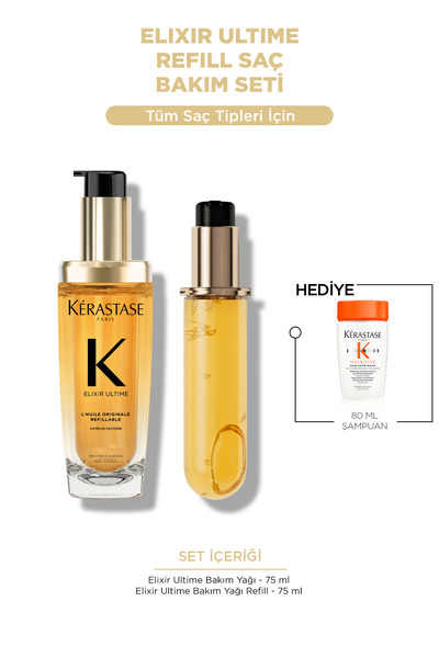 Kerastase Elixir Ultime Refill Saç Bakım Seti