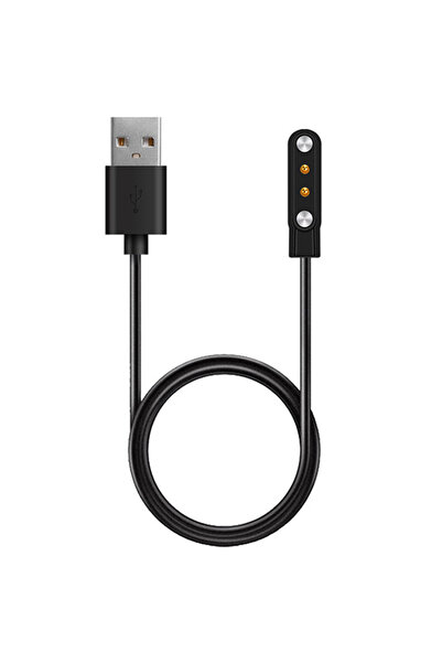 UnDePlus Haylou Solar Ls05 Akıllı Saat Usb Şarj Kablosu Siyah