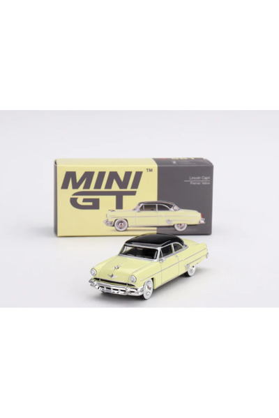 mini gt Lincoln Capri 1954 Premier Yellow Lhd