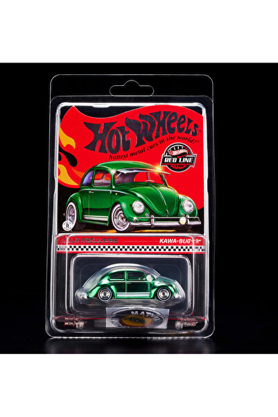 HOT WHEELS Collectors Rlc Exclusive Volkswagen Beetle Kawa-bug-a Green Chrome