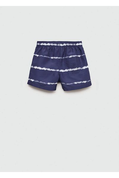 MANGO Kids Costum de baie albastru închis pentru copii